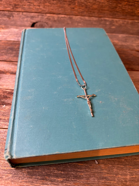 Silver Crucifix Necklace