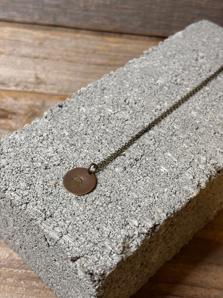 Mountain and Sunrise Necklace