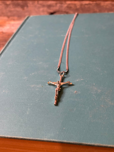 Silver Crucifix Necklace