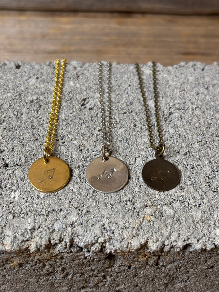 Music Note Necklace