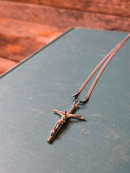 Silver Crucifix Necklace