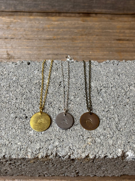 Mountain and Sunrise Necklace