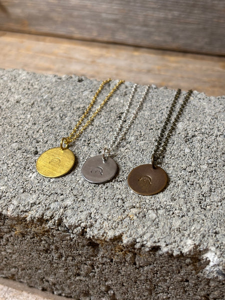 Mountain and Sunrise Necklace