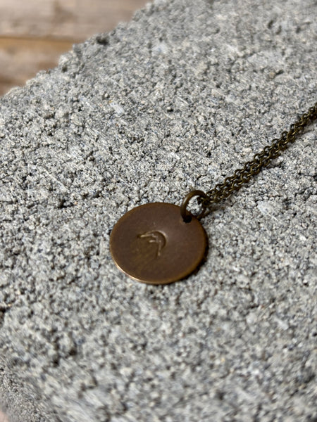 Mountain and Sunrise Necklace