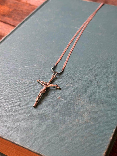 Silver Crucifix Necklace