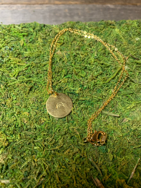 Mountain and Sunrise Necklace